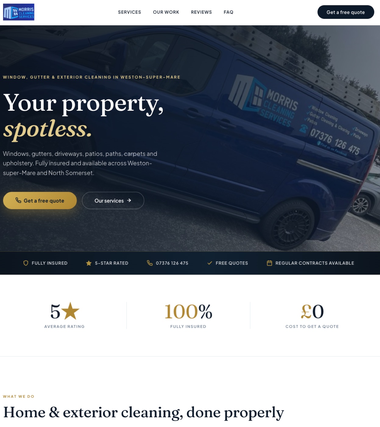 The live Morris site In2Line built